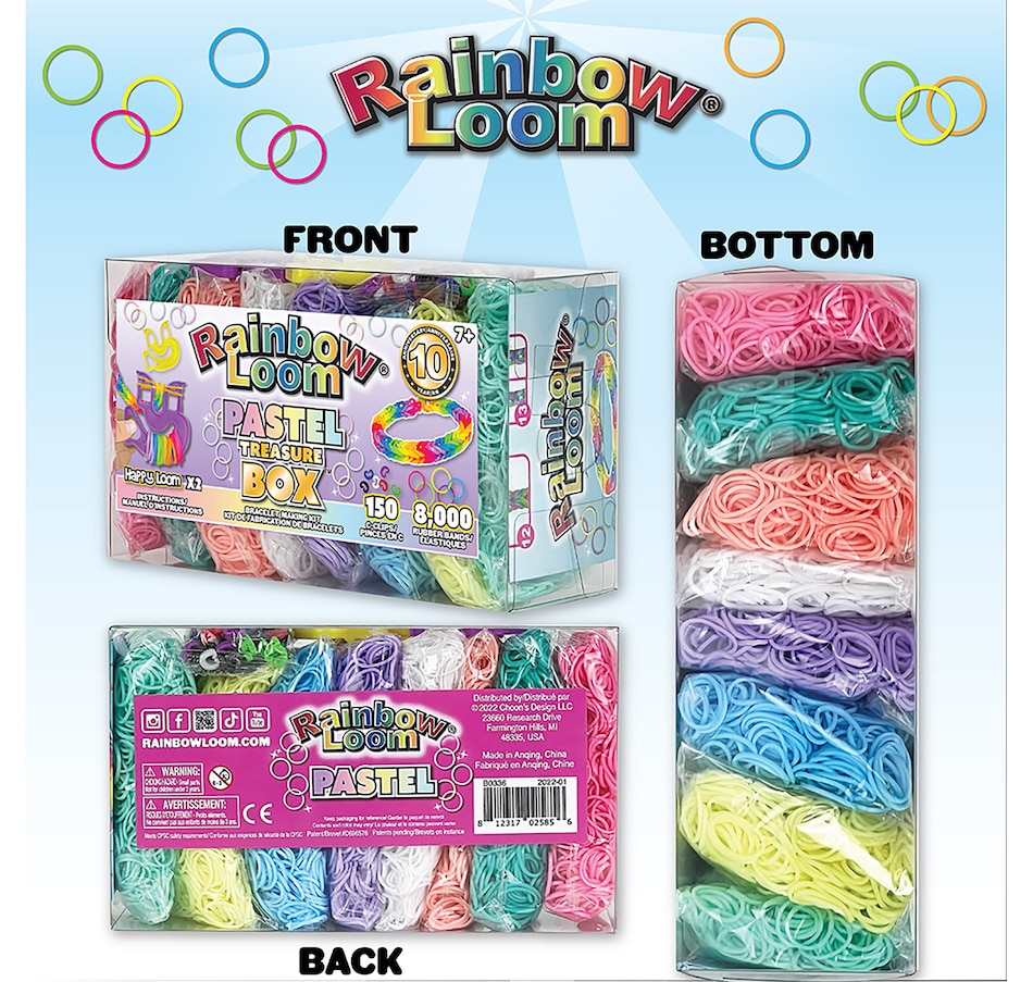 Image 658090_ALTMORE1.jpg, Product 658-090 / Price $21.99, Rainbow Loom- Pastel Treasure Box from Rainbow Loom on TSC.ca's Toys & Hobbies department