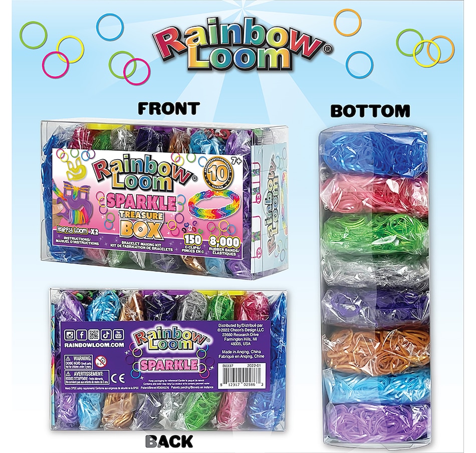 Image 658091_ALTMORE1.jpg, Product 658-091 / Price $21.99, Rainbow Loom- Sparkles Treasure Box from Rainbow Loom on TSC.ca's Toys & Hobbies department