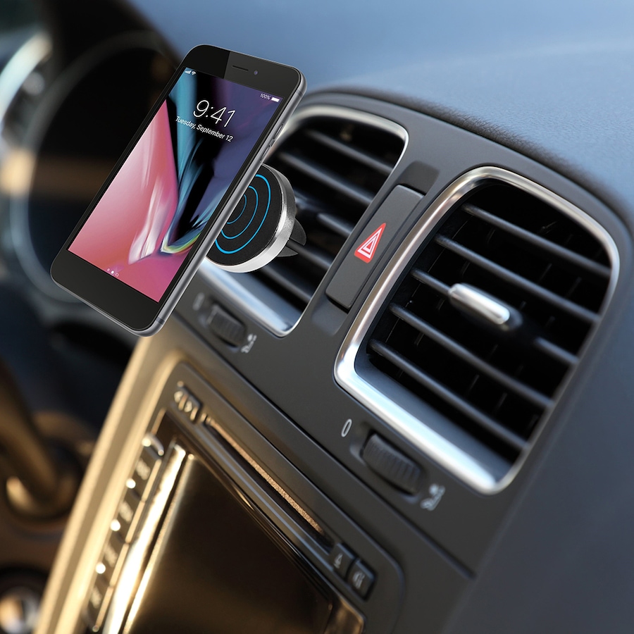 Image 658093_ALTMORE9.jpg, Product 658-093 / Price $19.99, Jensen Round Universal Air Vent Phone Mount-Black from Jensen on TSC.ca's Electronics department