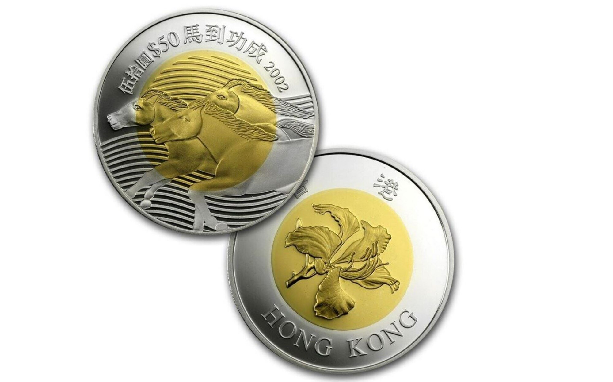 2002 Royal Canadian Mint Five Blessings Hong Kong Gold and