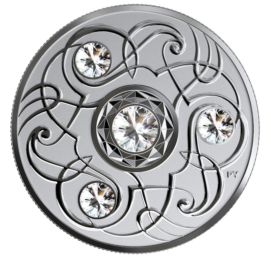 Image 658152.jpg, Product 658-152 / Price $64.95, 2020 $5 Fine Silver Coin Birthstones Series April/Diamond from Royal Canadian Mint (RCM) on TSC.ca's Coins department