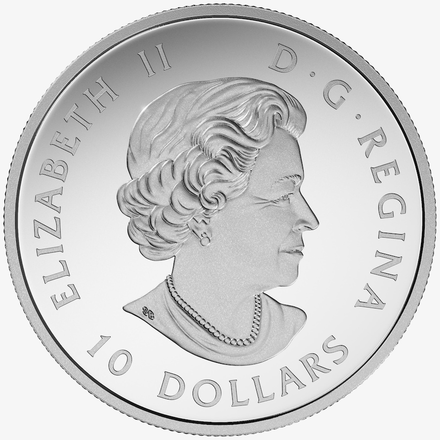 Image 658169_ALTMORE1.jpg, Product 658-169 / Price $89.95, 2017 $10 Iceberg at Dawn Newfoundland and Labrador Fine Silver Coin from Royal Canadian Mint (RCM) on TSC.ca's Coins department