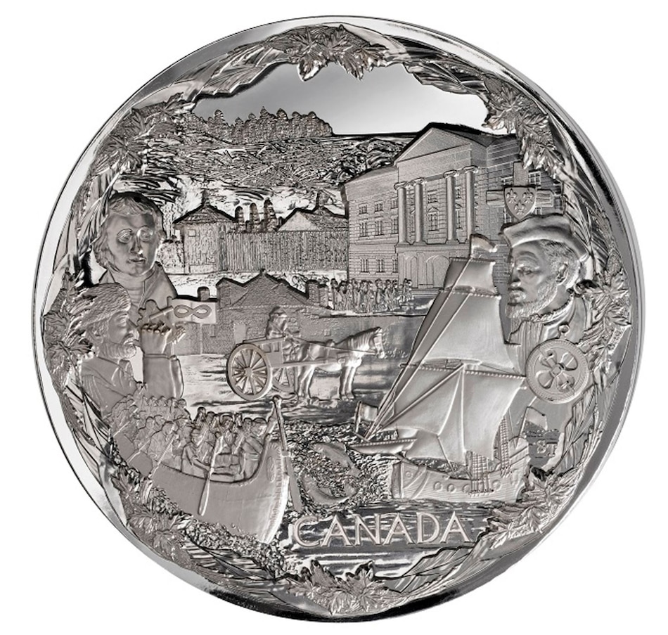 Image 658207_ALTMORE1.jpg, Product 658-207 / Price $2,495.00, 2008 $250 Olympic Games Towards Confederation Silver Coin from The Coin Show with Steven Bromberg on TSC.ca's Coins department