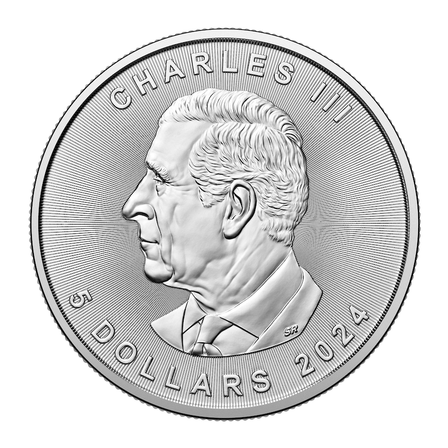 Image 658227_ALTMORE2.jpg, Product 658-227 / Price $550.00, Ten New 2024 or 2025 Royal Canadian Mint Silver Maple Leaf Coins from Investment Gold and Silver on TSC.ca's Coins department