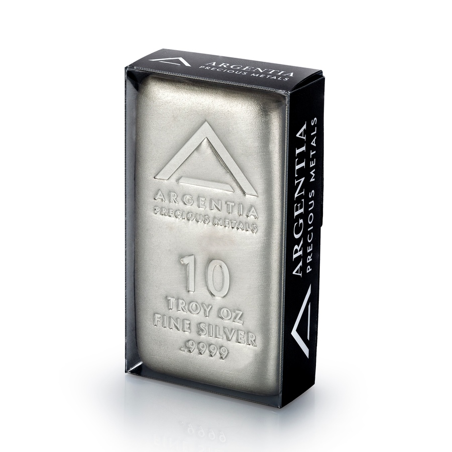 Image 658232_ALTMORE1.jpg, Product 658-232 / Price $5,290.00, Ten Argentia 10-Ounce .9999 Silver Bars in Divisible 100-Ounce Packaging from Investment Gold and Silver on TSC.ca's Coins department