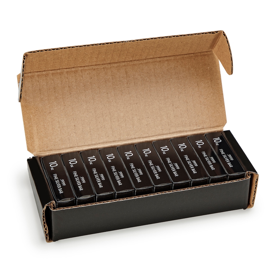 Image 658232_ALTMORE2.jpg, Product 658-232 / Price $5,290.00, Ten Argentia 10-Ounce .9999 Silver Bars in Divisible 100-Ounce Packaging from Investment Gold and Silver on TSC.ca's Coins department