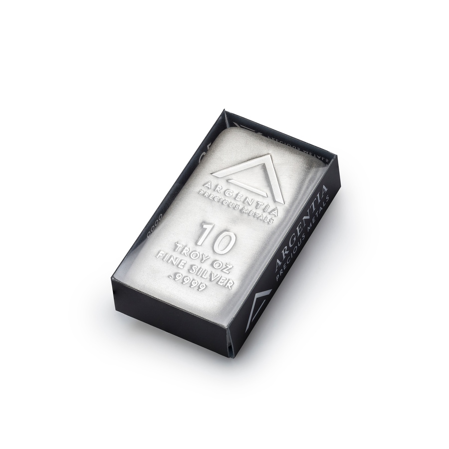 Image 658232_ALTMORE3.jpg, Product 658-232 / Price $5,290.00, Ten Argentia 10-Ounce .9999 Silver Bars in Divisible 100-Ounce Packaging from Investment Gold and Silver on TSC.ca's Coins department