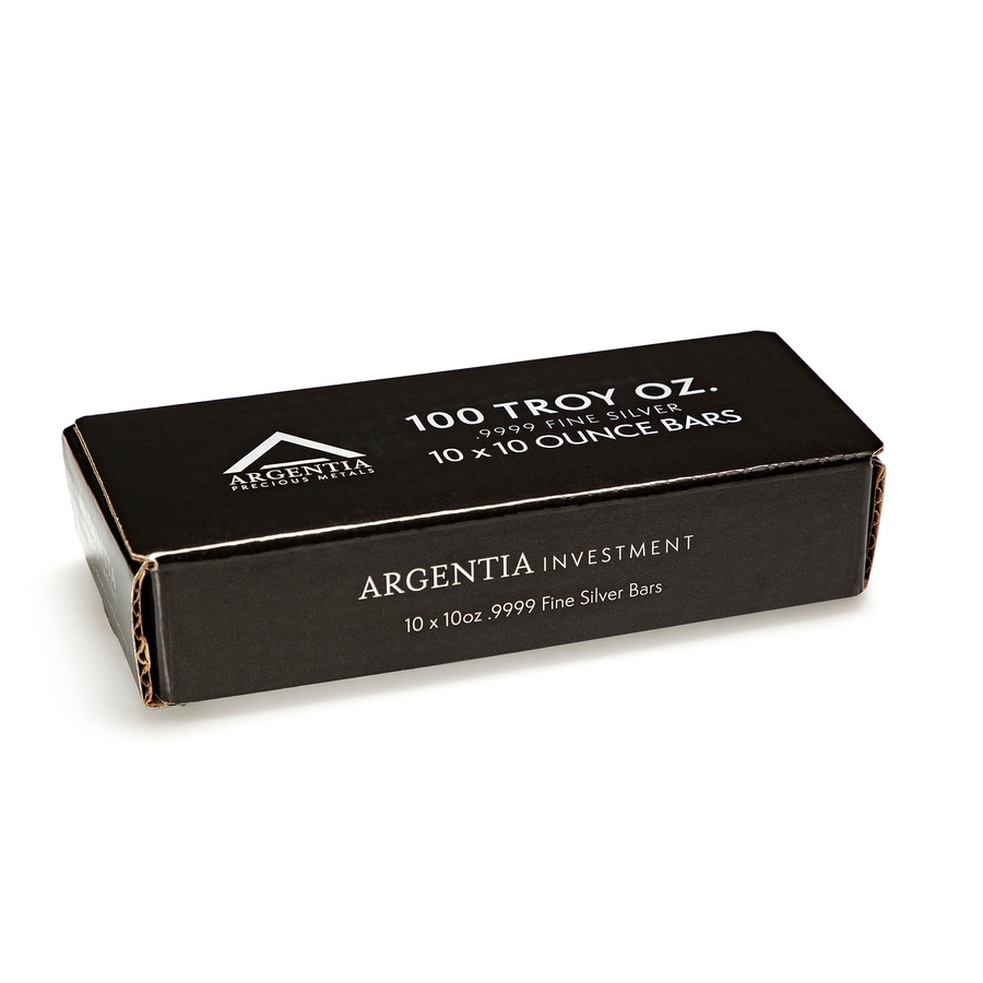 Image 658232_ALTMORE4.jpg, Product 658-232 / Price $5,290.00, Ten Argentia 10-Ounce .9999 Silver Bars in Divisible 100-Ounce Packaging from Investment Gold and Silver on TSC.ca's Coins department
