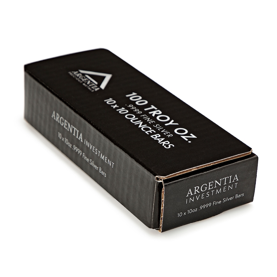 Image 658232_ALTMORE5.jpg, Product 658-232 / Price $5,290.00, Ten Argentia 10-Ounce .9999 Silver Bars in Divisible 100-Ounce Packaging from Investment Gold and Silver on TSC.ca's Coins department