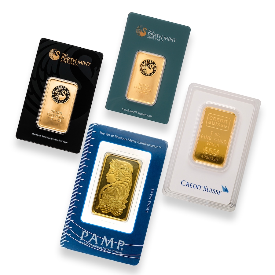 Image 658237.jpg, Product 658-237 / Price $4,385.00, Miscellaneous LBMA One-Ounce Gold Bar from Investment Gold and Silver on TSC.ca's Coins department