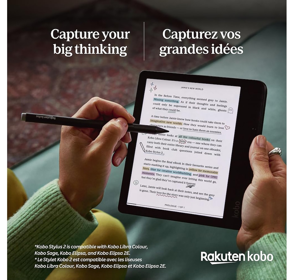 Image 658239_ALTMORE2.jpg, Product 658-239 / Price $89.99, Kobo Stylus 2 Pen for Kobo Elipsa and Sage eBook Reader from Kobo on TSC.ca's Electronics department