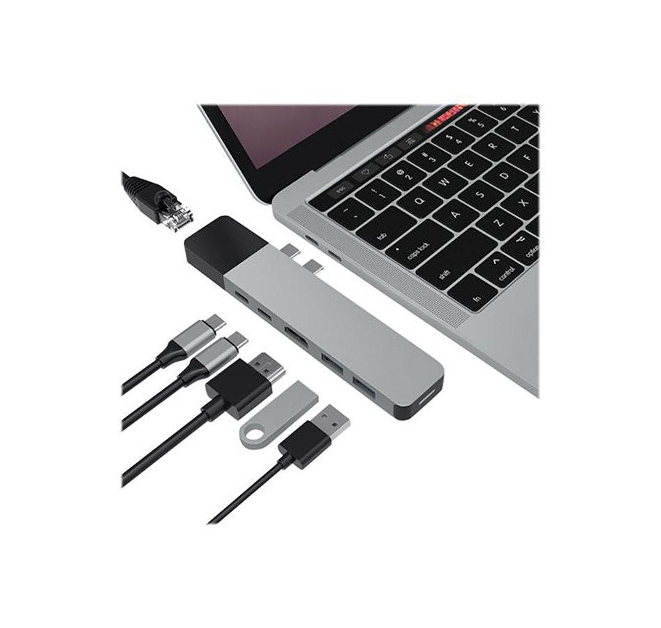 Image 658243_ALTMORE1.jpg, Product 658-243 / Price $99.99, Targus HyperDrive NET 6-in-2 USB-C Hub from Targus on TSC.ca's Electronics department