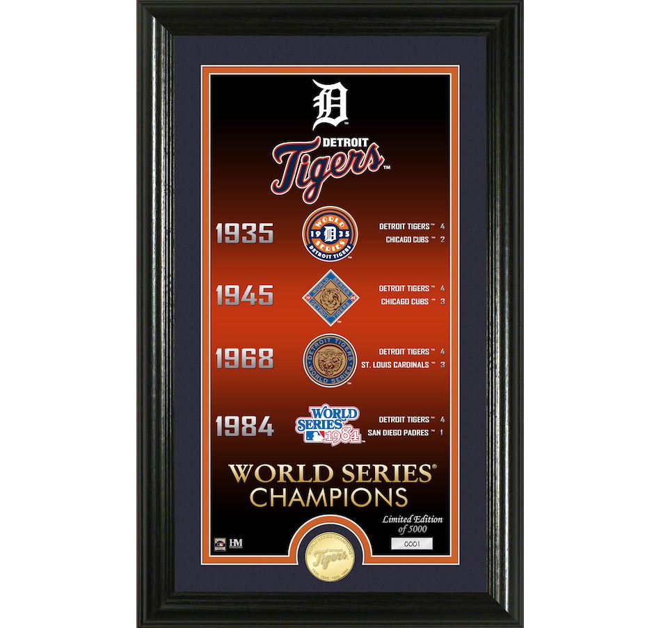 Image 658360.jpg, Product 658-360 / Price $111.99, Detroit Tigers Legacy Bronze Coin Photo Mint from Highland Mint on TSC.ca's Sports department