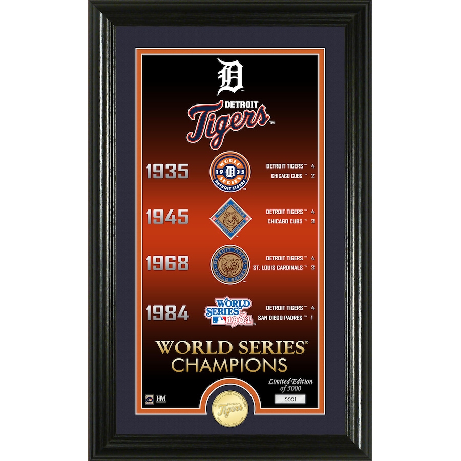 Image 658360.jpg, Product 658-360 / Price $111.99, Detroit Tigers Legacy Bronze Coin Photo Mint from Highland Mint on TSC.ca's Sports department