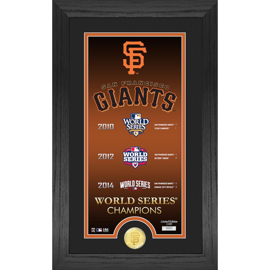 Image 658364.jpg, Product 658-364 / Price $111.99, San Francisco Giants Legacy Supreme Bronze Coin Photo Mint from Highland Mint on TSC.ca's Sports department