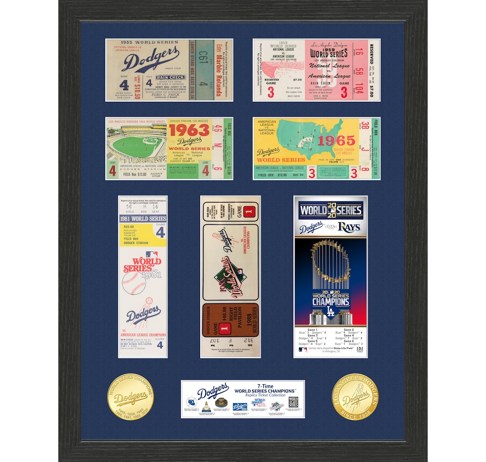 tsc.ca Los Angeles Dodgers World Series Champions Ticket Collection