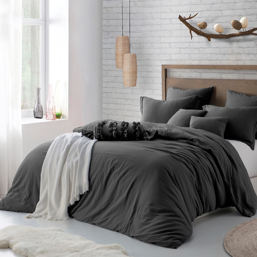 Image 658394_CHG.jpg, Product 658-394 / Price $46.99 - $57.99, Krinkle Microfibre Duvet Cover Set from Krinkle on TSC.ca's Home & Garden department