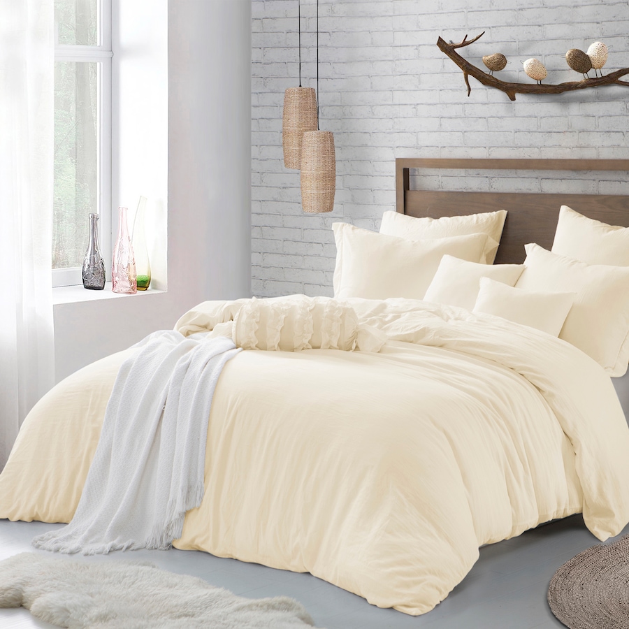 Image 658394_SWCRM.jpg, Product 658-394 / Price $46.99 - $57.99, Krinkle Microfibre Duvet Cover Set from Krinkle on TSC.ca's Home & Garden department