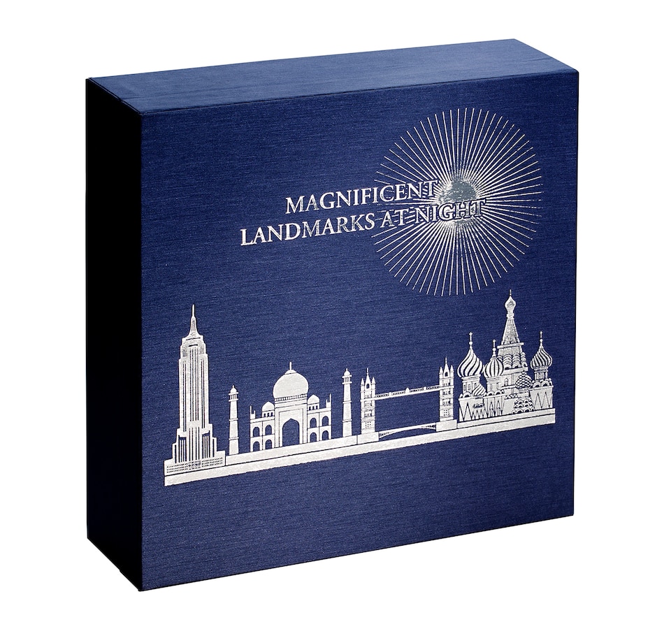 Image 658427_ALTMORE3.jpg, Product 658-427 / Price $249.95, 2,000 Francs CFA Fine Silver Coin Landmarks at Night: London Eye from Canadian Coin & Currency on TSC.ca's Coins department