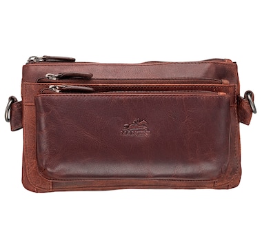 Mancini Buffalo Collection Multi-Function Bag Brow
