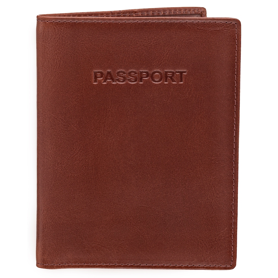 Image 658451_BRN.jpg, Product 658-451 / Price $34.99, Mancini Casablanca Collection RFID Secure Passport Holder from Mancini Fine Leather on TSC.ca's Home & Garden department