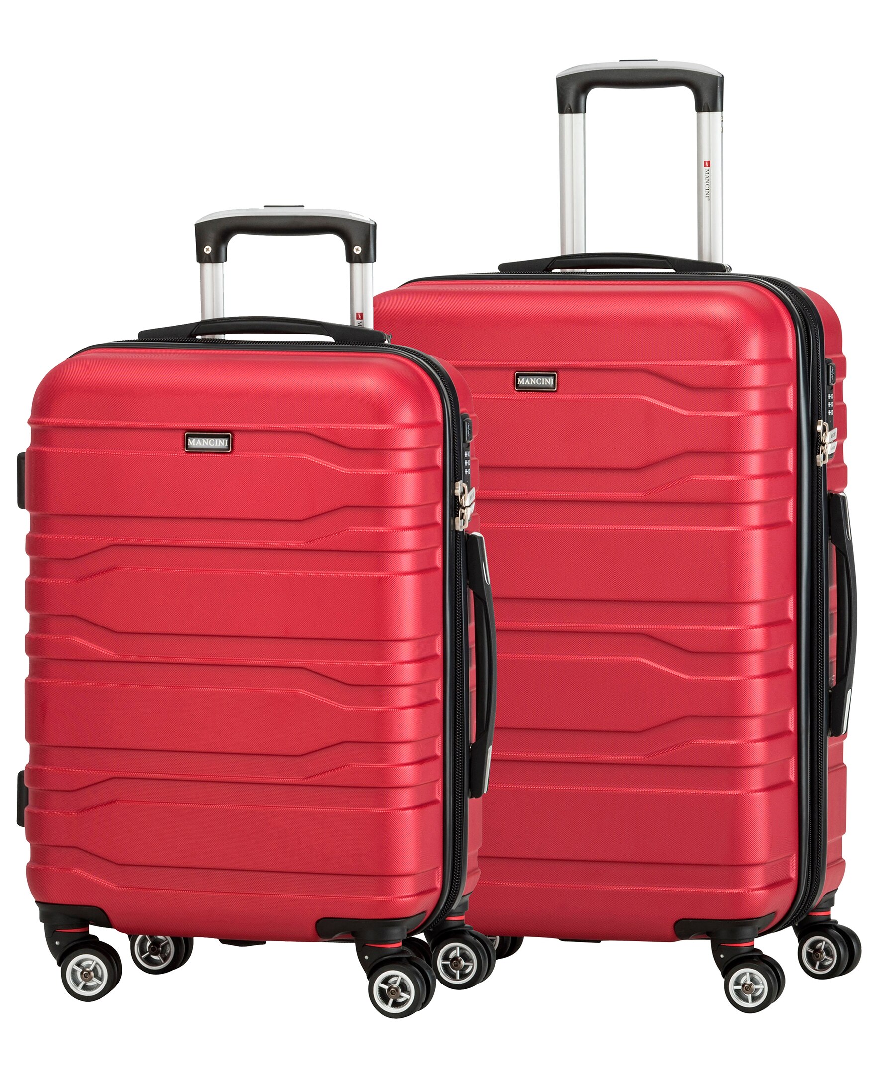 two piece luggage