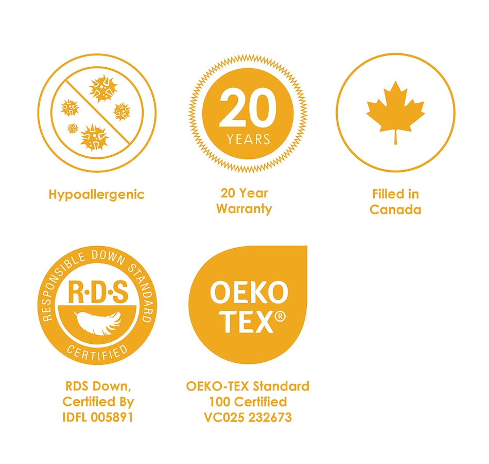 Image 658501_ALTMORE10.jpg, Product 658-501 / Price $420.00 - $820.00, Canadian Down & Feather 650-Loft White Goose Down Duvet (All-Season) from Canadian Down & Feather on TSC.ca's Home & Garden department