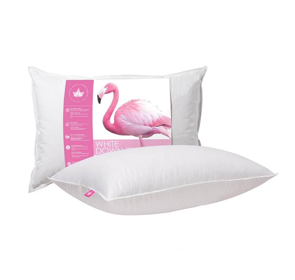 Image 658502_FIRM.jpg, Product 658-502 / Price $125.00 - $230.00, Canadian Down & Feather White Down Pillow from Canadian Down & Feather on TSC.ca's Home & Garden department