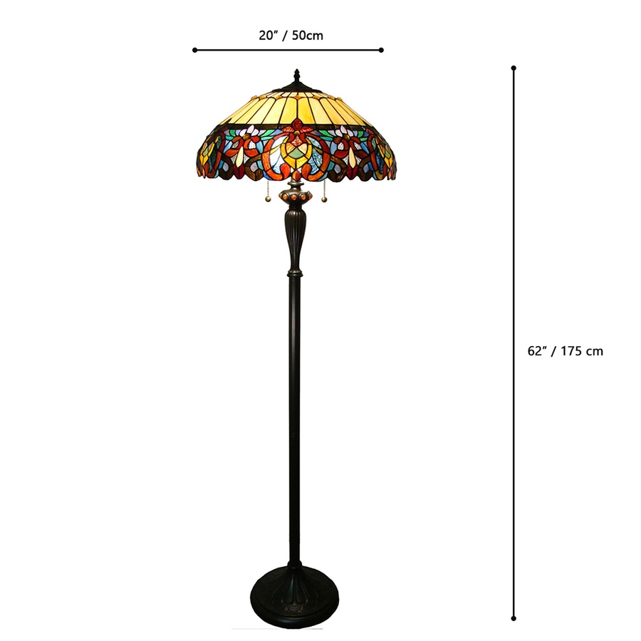 Image 658568_ALTMORE500.jpg, Product 658-568 / Price $688.00, Fine Art Tiffany Inspired Flora Floor Lamp from Fine Art Lighting on TSC.ca's Home & Garden department