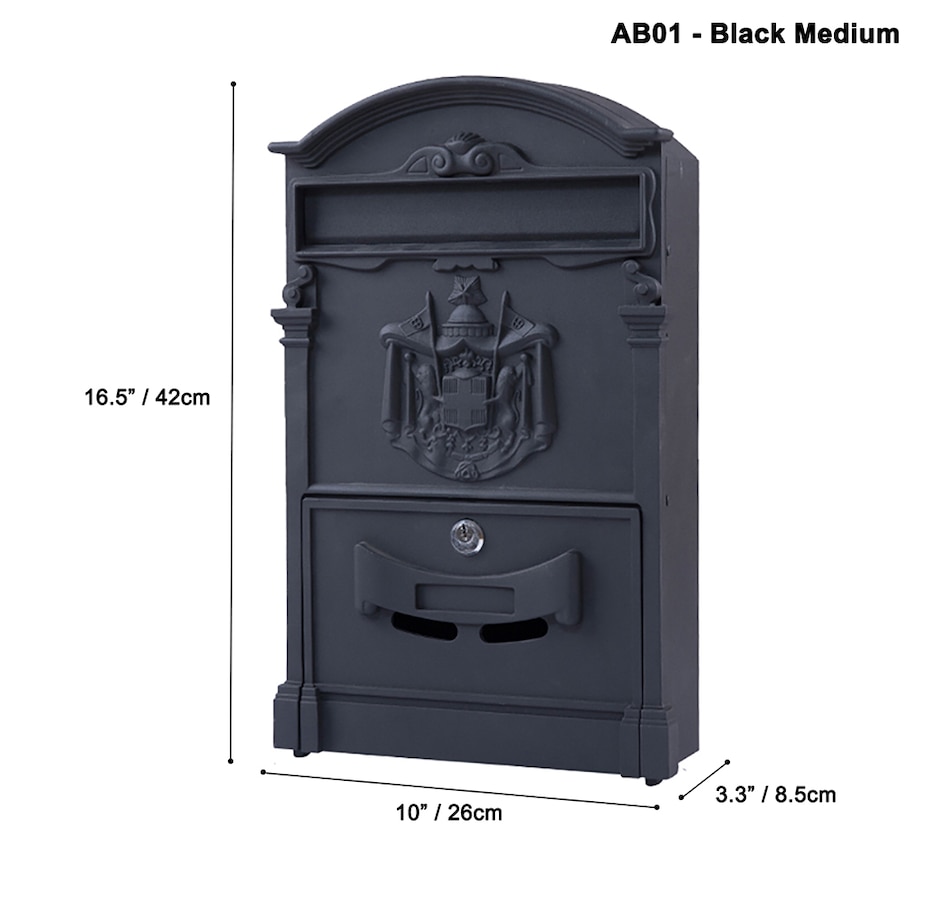 Image 658580_ALTMORE500.jpg, Product 658-580 / Price $76.95, Fine Art Italian Style Mailbox from Fine Art Lighting on TSC.ca's Home & Garden department