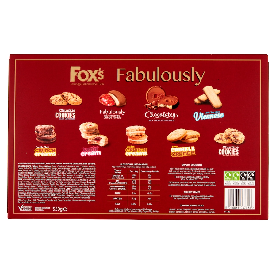 Image 658607_ALTMORE1.jpg, Product 658-607 / Price $26.99, Fox's Fabulously Biscuit Selection Carton from Dolce & Gourmando on TSC.ca's Kitchen department