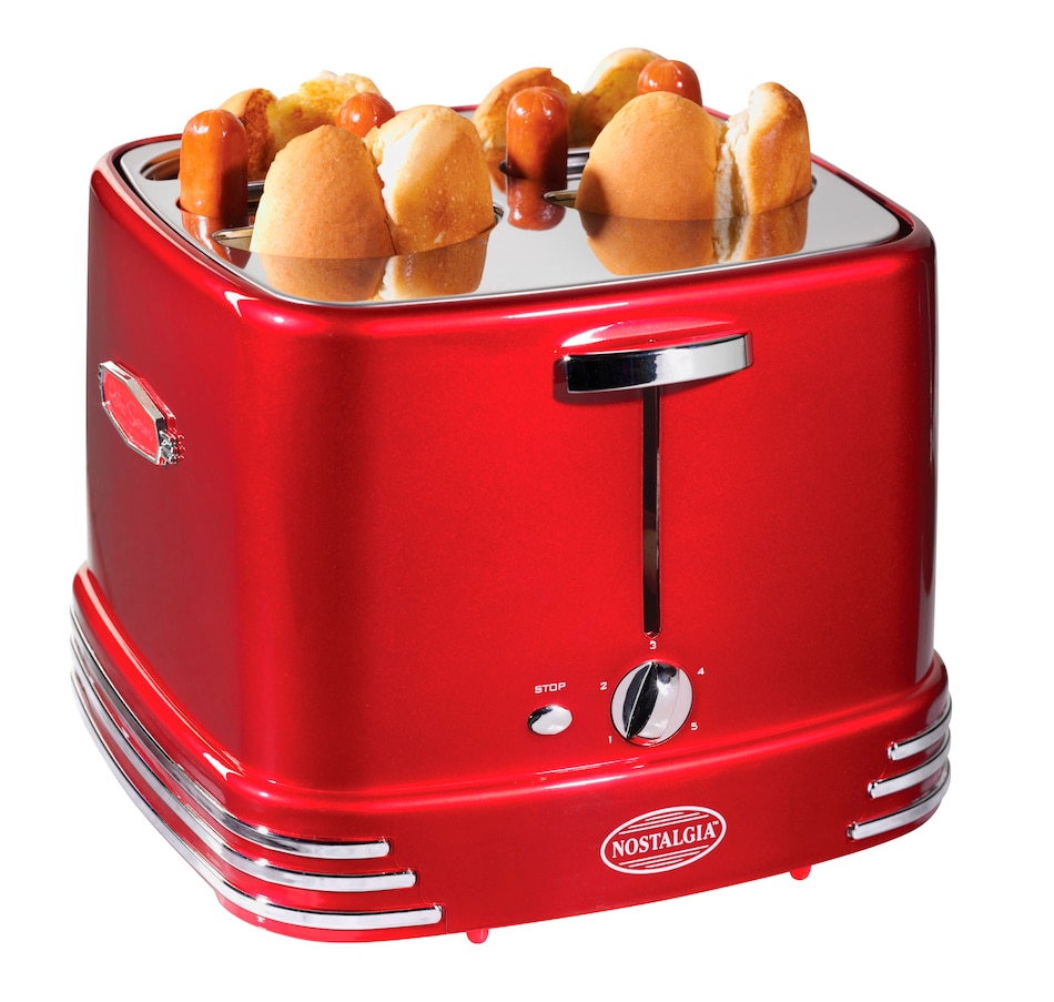 Image 658706.jpg , Product 658-706 / Price $79.99 , Nostalgia Retro Series 4-Slot Pop-Up Hot Dog Toaster from Nostalgia on TSC.ca's Kitchen department