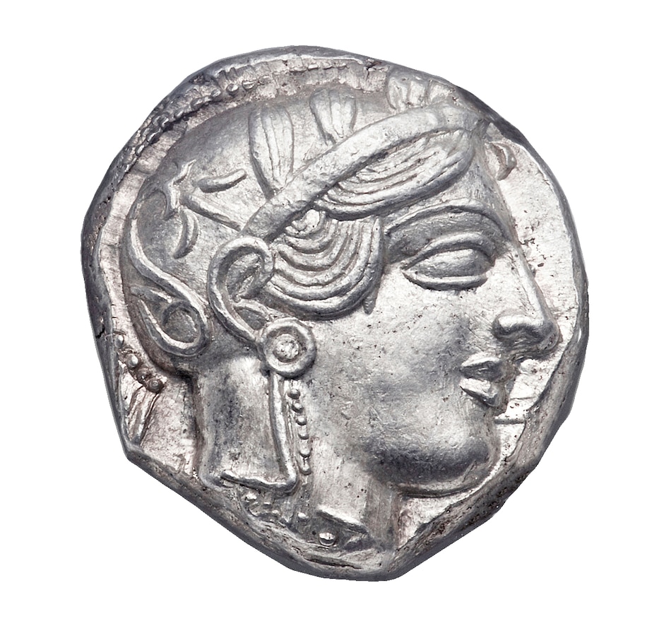 Image 658726_ALTMORE1.jpg, Product 658-726 / Price $2,795.00, Ancient Greece Silver Coin Athenian Owl Silver Tetradrachm, 440–404 BCE from The Coin Show with Steven Bromberg on TSC.ca's Coins department