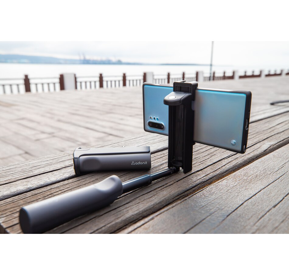 Image 658762_ALTMORE5.jpg, Product 658-762 / Price $49.99, Adonit V-Grip Smartphone Stand and Selfie Stick with Bluetooth Remote on TSC.ca's Electronics department