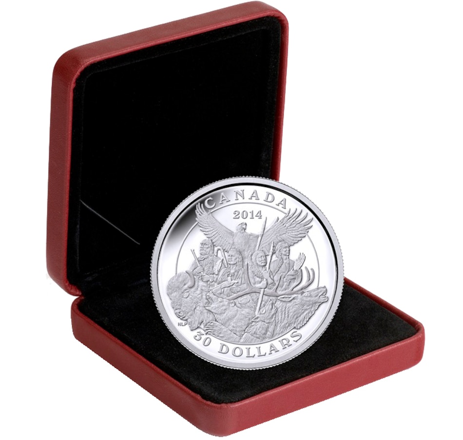 Image 658797_ALTMORE2.jpg, Product 658-797 / Price $169.95, 2014 $30 Fine Silver Coin Canadian Monuments: National Aboriginal Veterans Monument from Royal Canadian Mint (RCM) on TSC.ca's Coins department