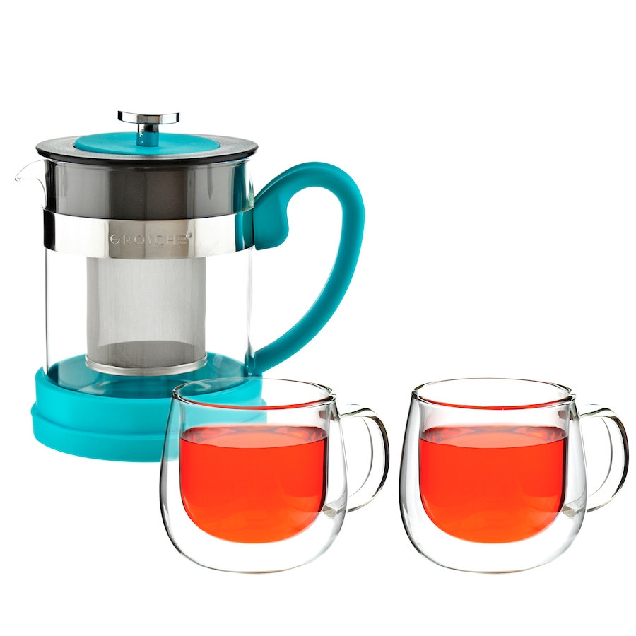 Image 658919_BLU.jpg, Product 658-919 / Price $74.00, Grosche Valencia Teapot with Fresno Glasses Bundle from Grosche on TSC.ca's Kitchen department