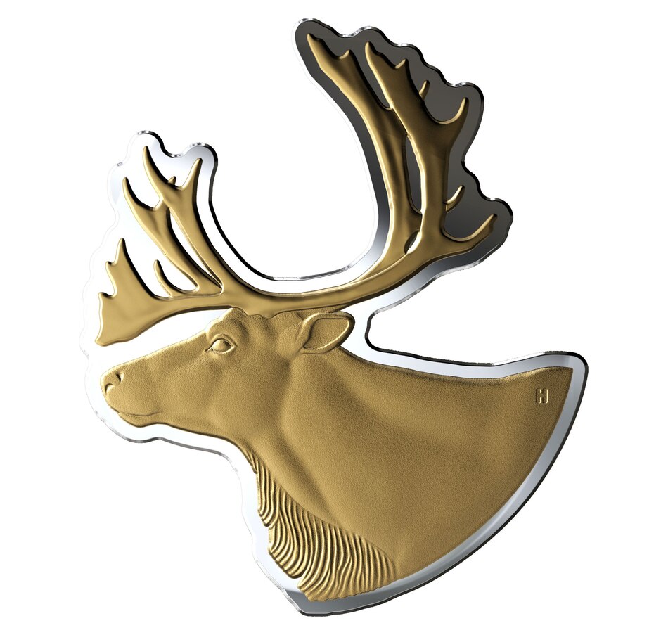 Image 658997_ALTMORE1.jpg, Product 658-997 / Price $329.95, 2020 Three-Ounce $50 Caribou Real Shape Fine Silver Coin from Royal Canadian Mint (RCM) on TSC.ca's Coins department