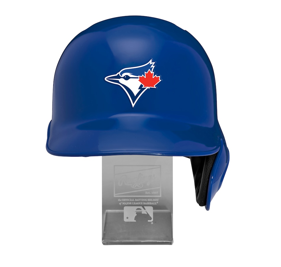 Toronto Blue Jays Size 7 Game-Used Helmet #12 Salas on Back Broken