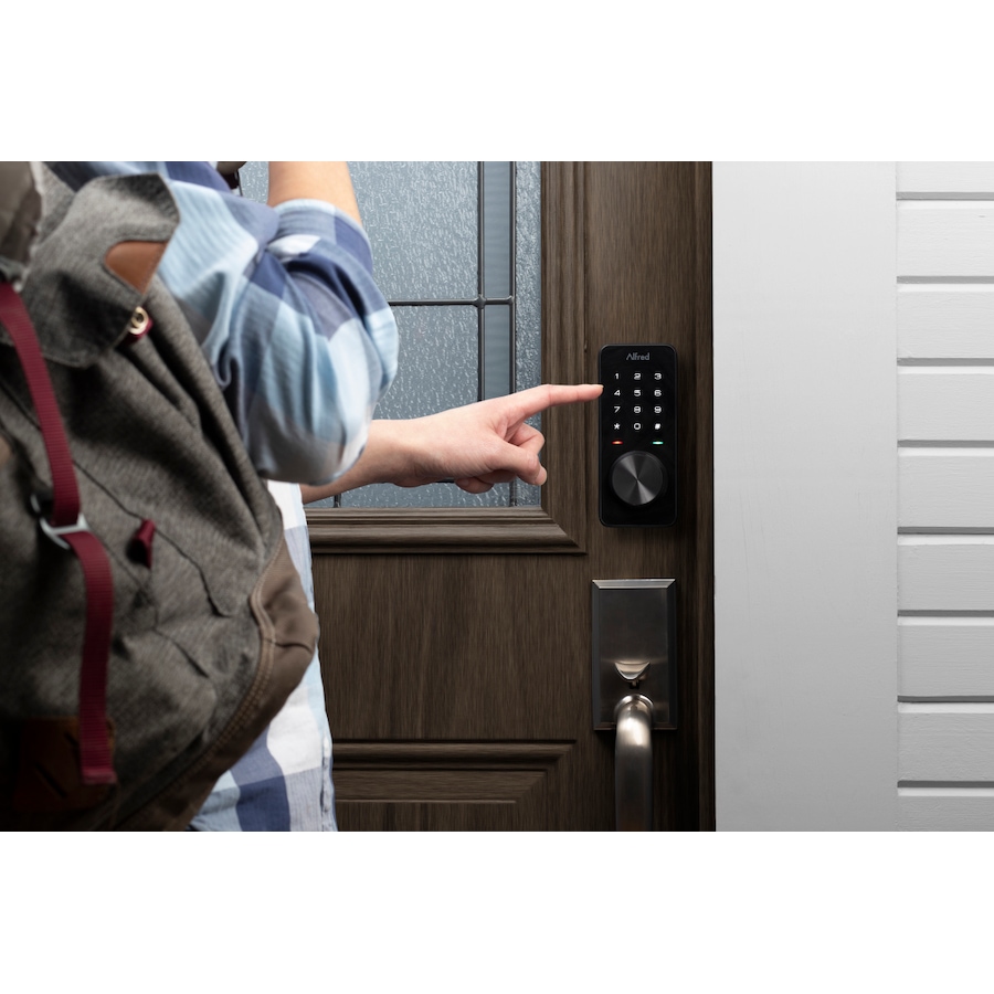 Image 659253_ALTMORE5.jpg, Product 659-253 / Price $199.99, Alfred Inc DB1-A Smart BT Deadbolt Pin and Key from Alfred Smart Door Lock on TSC.ca's Electronics department