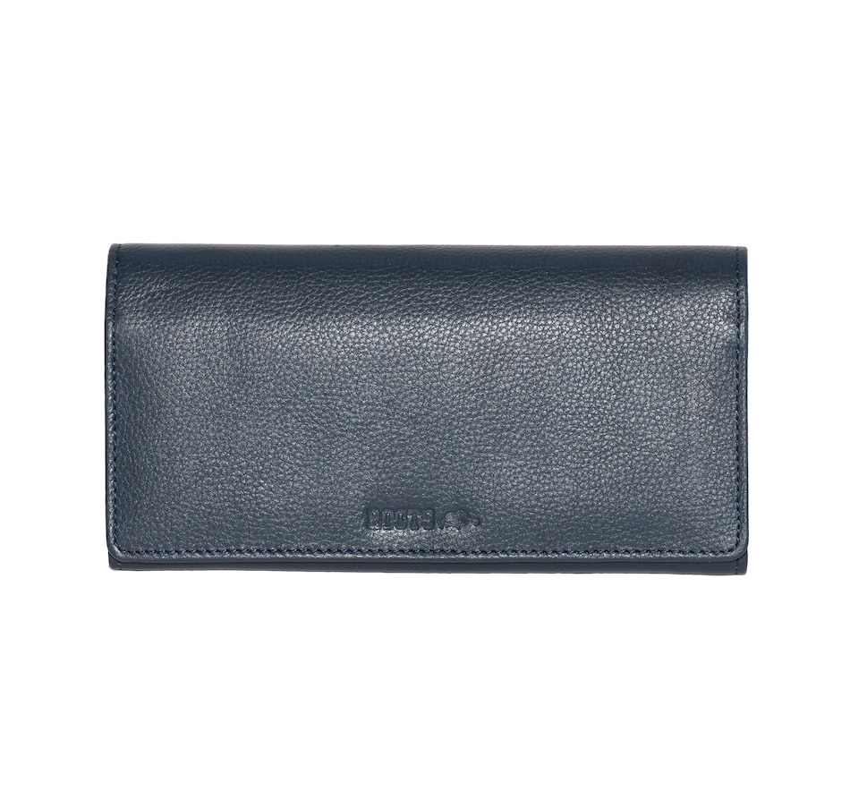 Image 659265_NVY.jpg, Product 659-265 / Price $120.00, Roots Ladies Large Clutch With Removable Checkbook from ROOTS on TSC.ca's Fashion department