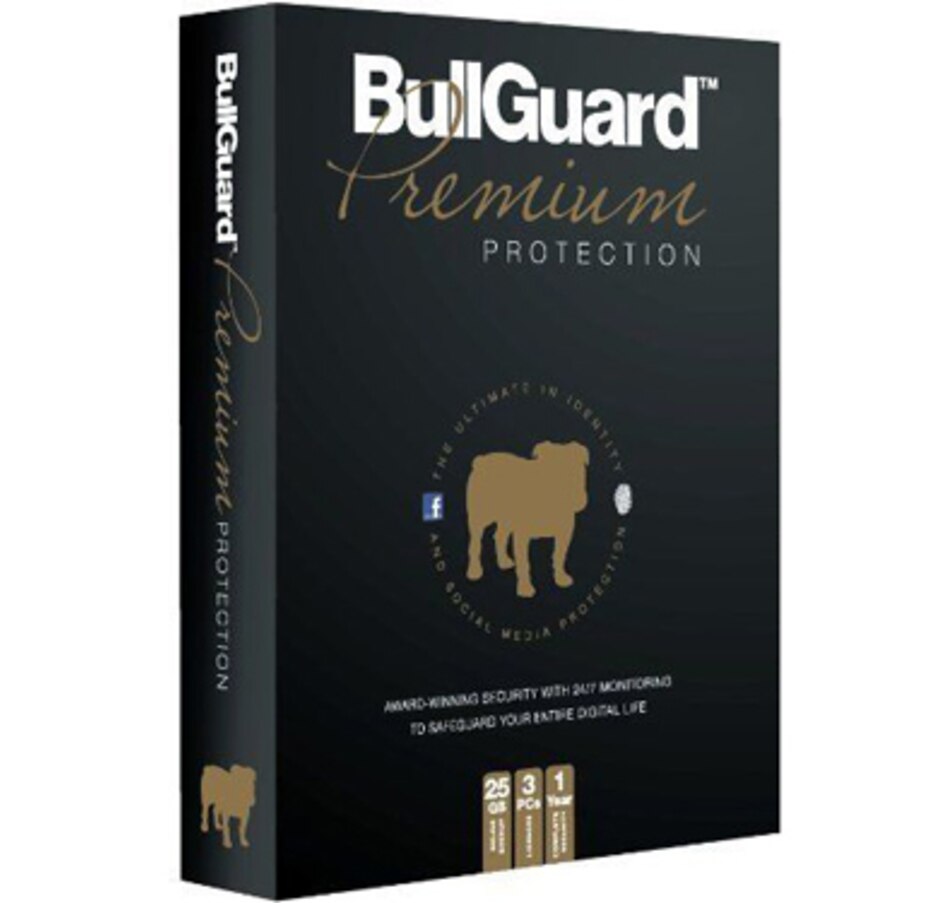 Image 659402.jpg, Product 659-402 / Price $52.99, BullGuard Premium Protection, 3 Users, 1 Year, with 25 GB Backup on TSC.ca's Electronics department