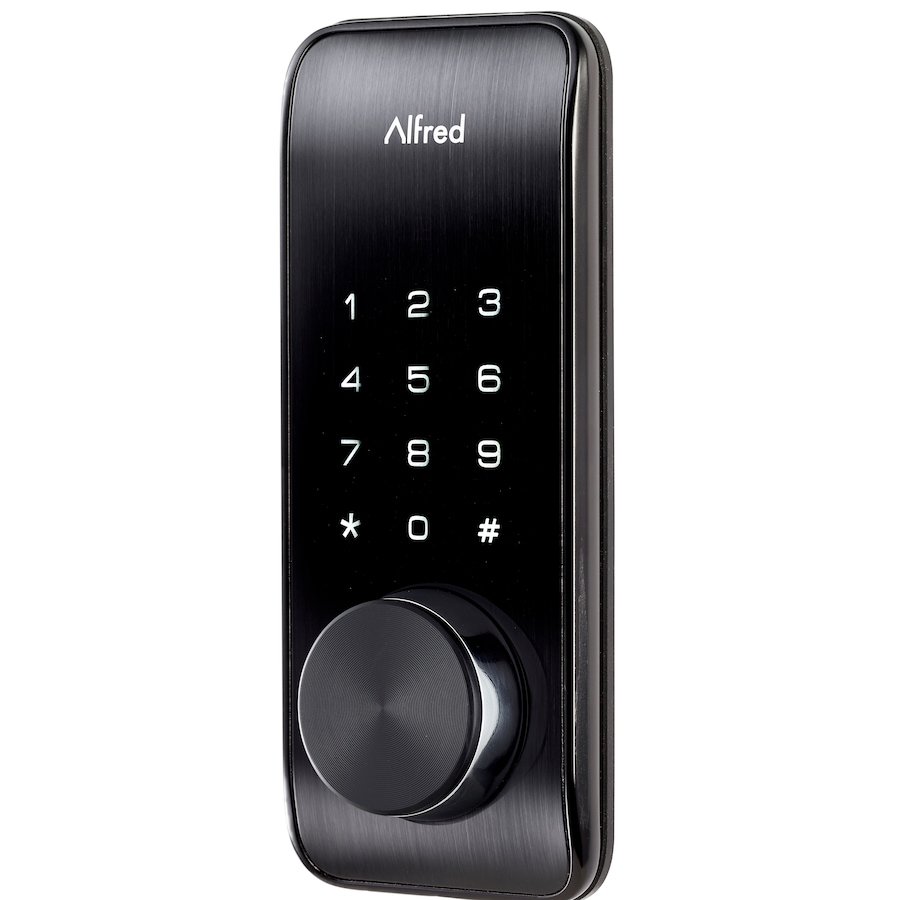 Image 659723_BLK.jpg, Product 659-723 / Price $279.99 - $293.99, Alfred Inc DB2-B Smart BT Deadbolt Pin and Key from Alfred Smart Door Lock on TSC.ca's Electronics department