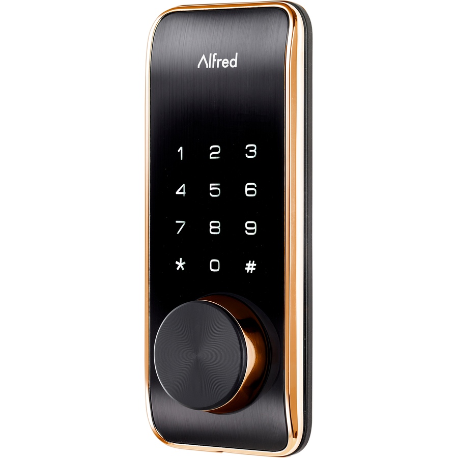 Image 659723_GLD.jpg, Product 659-723 / Price $279.99 - $293.99, Alfred Inc DB2-B Smart BT Deadbolt Pin and Key from Alfred Smart Door Lock on TSC.ca's Electronics department