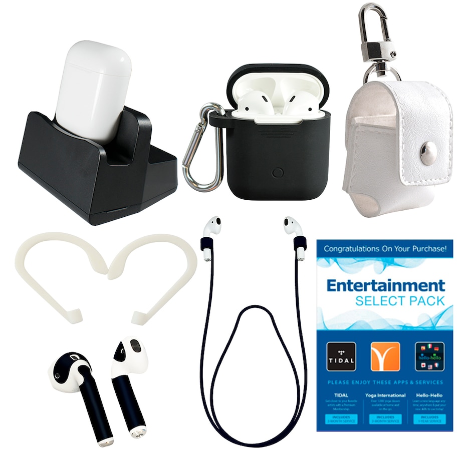 Image 659877_ALTMORE1.jpg, Product 659-877 / Price $299.99, Apple AirPods Wireless Earphones with Charging Case, Accessories and Entertainment Fun Pack Software from Apple on TSC.ca's Electronics department