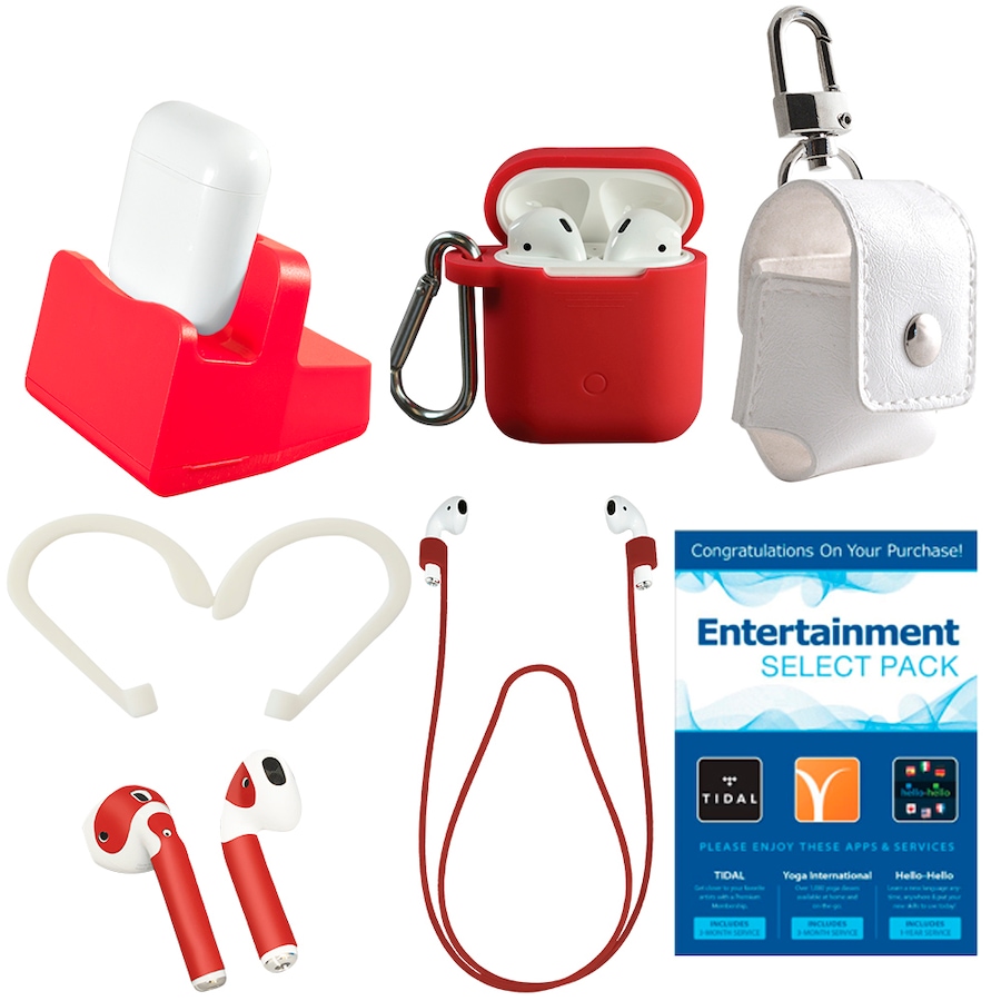 Image 659877_ALTMORE3.jpg, Product 659-877 / Price $299.99, Apple AirPods Wireless Earphones with Charging Case, Accessories and Entertainment Fun Pack Software from Apple on TSC.ca's Electronics department