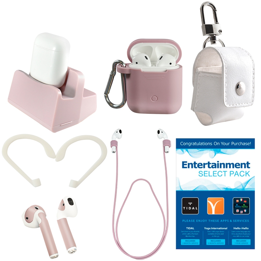 Image 659877_ALTMORE4.jpg, Product 659-877 / Price $299.99, Apple AirPods Wireless Earphones with Charging Case, Accessories and Entertainment Fun Pack Software from Apple on TSC.ca's Electronics department