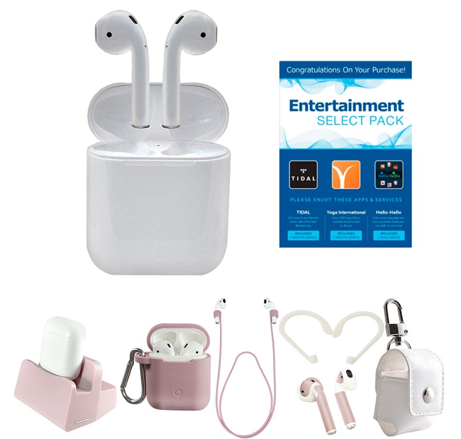 Image 659877_RGL.jpg, Product 659-877 / Price $299.99, Apple AirPods Wireless Earphones with Charging Case, Accessories and Entertainment Fun Pack Software from Apple on TSC.ca's Electronics department