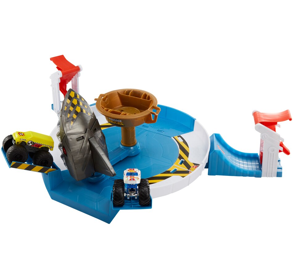 Hot Wheels Monster Trucks Mecha Shark Face-Off Play Set - Online ...