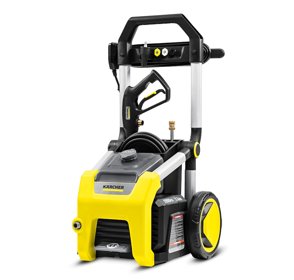 Image 659953.jpg, Product 659-953 / Price $369.99, Karcher K1900 Electric Pressure Washer with Wheels, Folding Handle, Detergent Tank from Karcher on TSC.ca's Home & Garden department