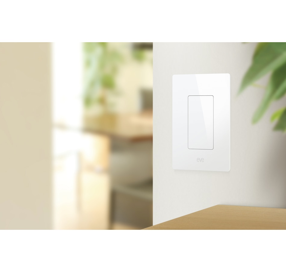 Image 660986_ALTMORE6.jpg, Product 660-986 / Price $79.99, Eve Light Switch Connected Wall Switch with Apple HomeKit Technology (10027805) from EVE - Smart Home on TSC.ca's Electronics department